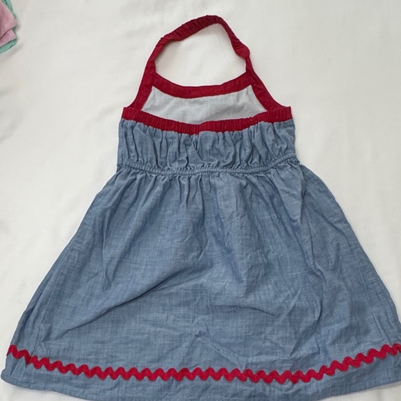 Gymboree Blue Halter Dress with Cherry Design - Picture 3 of 3